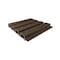 Ejoy Exterior Shiplap Slat Wall Siding Panels for Outdoors, 8.5 x 94.5 x 1, Set of 3, 3PK JE23_04-TeakB - alternate 1